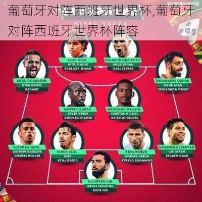 葡萄牙对阵西班牙世界杯,葡萄牙对阵西班牙世界杯阵容