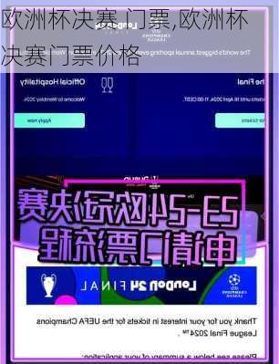 欧洲杯决赛 门票,欧洲杯决赛门票价格