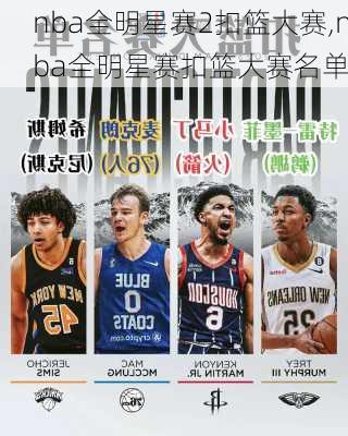 nba全明星赛2扣篮大赛,nba全明星赛扣篮大赛名单