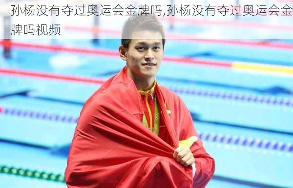 孙杨没有夺过奥运会金牌吗,孙杨没有夺过奥运会金牌吗视频