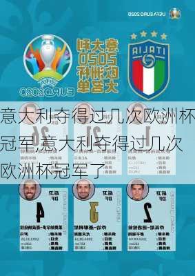 意大利夺得过几次欧洲杯冠军,意大利夺得过几次欧洲杯冠军了