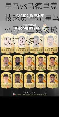 皇马vs马德里竞技球员评分,皇马vs马德里竞技球员评分多少