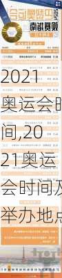 2021奥运会时间,2021奥运会时间及举办地点
