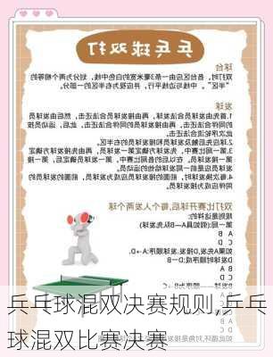 兵乓球混双决赛规则,乒乓球混双比赛决赛