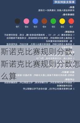 斯诺克比赛规则分数,斯诺克比赛规则分数怎么算
