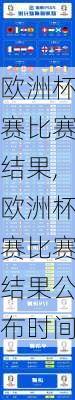 欧洲杯赛比赛结果,欧洲杯赛比赛结果公布时间