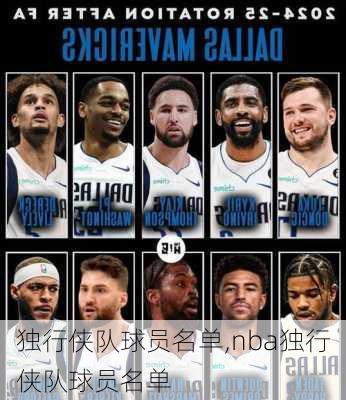独行侠队球员名单,nba独行侠队球员名单