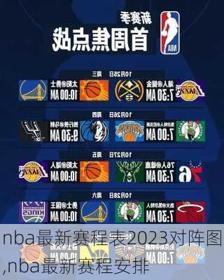 nba最新赛程表2023对阵图,nba最新赛程安排