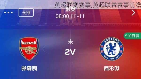 英超联赛赛事,英超联赛赛事前瞻