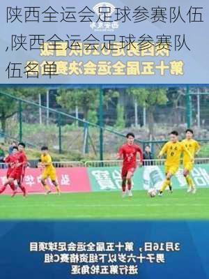 陕西全运会足球参赛队伍,陕西全运会足球参赛队伍名单