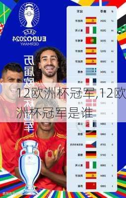 12欧洲杯冠军,12欧洲杯冠军是谁