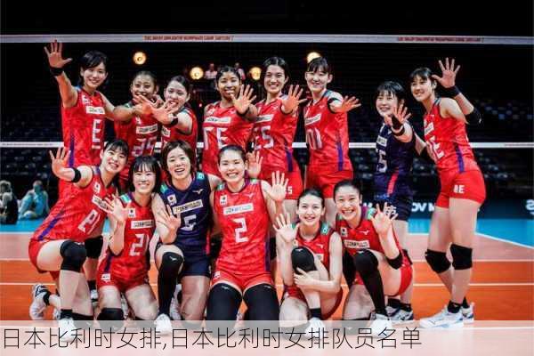 日本比利时女排,日本比利时女排队员名单