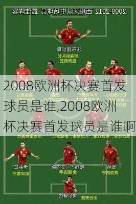 2008欧洲杯决赛首发球员是谁,2008欧洲杯决赛首发球员是谁啊