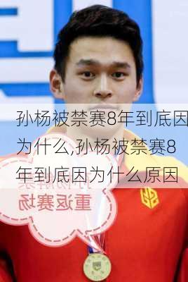 孙杨被禁赛8年到底因为什么,孙杨被禁赛8年到底因为什么原因