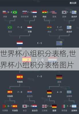 世界杯小组积分表格,世界杯小组积分表格图片
