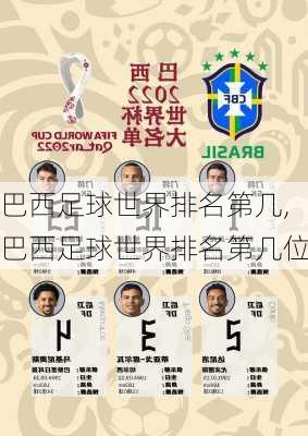 巴西足球世界排名第几,巴西足球世界排名第几位