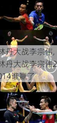 林丹大战李宗伟,林丹大战李宗伟2014谁赢了