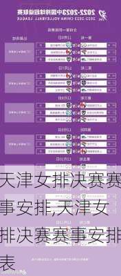 天津女排决赛赛事安排,天津女排决赛赛事安排表