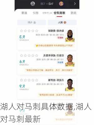 湖人对马刺具体数据,湖人对马刺最新