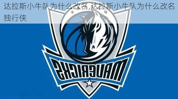 达拉斯小牛队为什么改名,达拉斯小牛队为什么改名独行侠