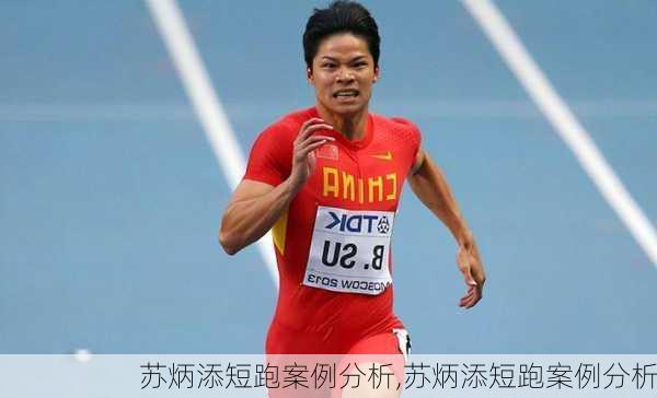 苏炳添短跑案例分析,苏炳添短跑案例分析