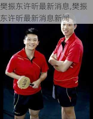 樊振东许昕最新消息,樊振东许昕最新消息新闻