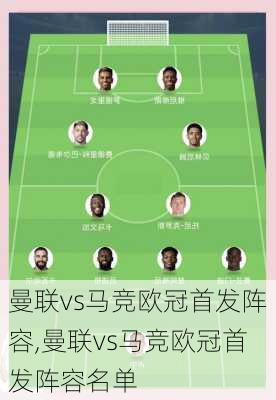 曼联vs马竞欧冠首发阵容,曼联vs马竞欧冠首发阵容名单