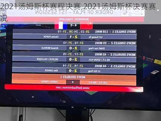 2021汤姆斯杯赛程决赛,2021汤姆斯杯决赛赛况