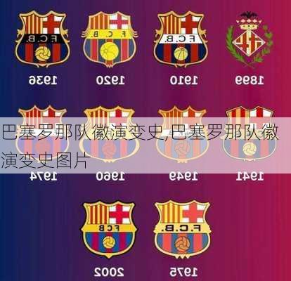 巴塞罗那队徽演变史,巴塞罗那队徽演变史图片
