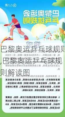 巴黎奥运乒乓球规则,巴黎奥运乒乓球规则解读图
