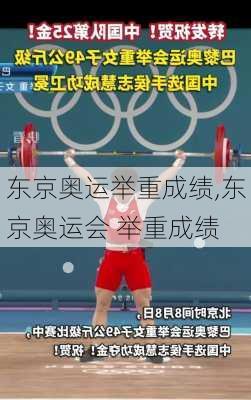 东京奥运举重成绩,东京奥运会 举重成绩