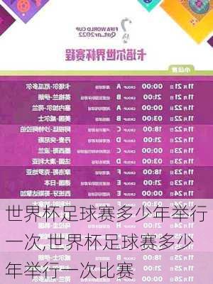 世界杯足球赛多少年举行一次,世界杯足球赛多少年举行一次比赛