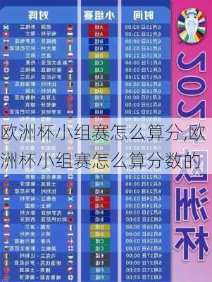 欧洲杯小组赛怎么算分,欧洲杯小组赛怎么算分数的