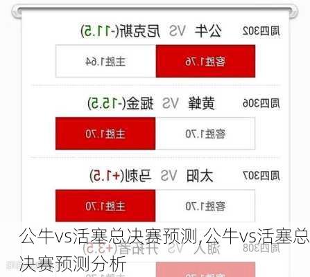 公牛vs活塞总决赛预测,公牛vs活塞总决赛预测分析