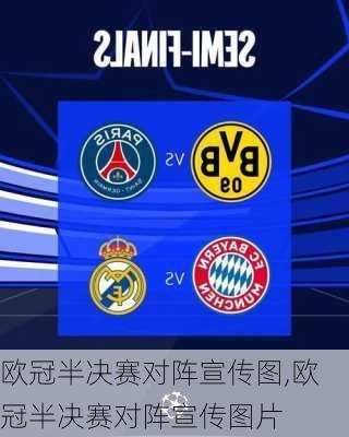 欧冠半决赛对阵宣传图,欧冠半决赛对阵宣传图片