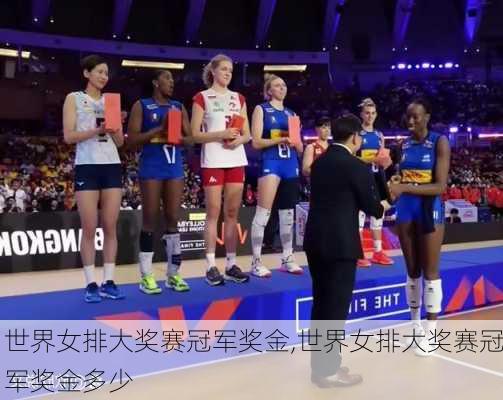 世界女排大奖赛冠军奖金,世界女排大奖赛冠军奖金多少