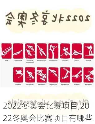 2022冬奥会比赛项目,2022冬奥会比赛项目有哪些