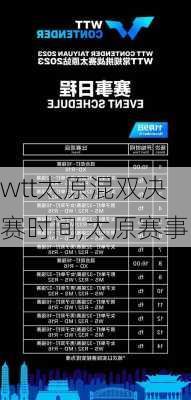 wtt太原混双决赛时间,太原赛事