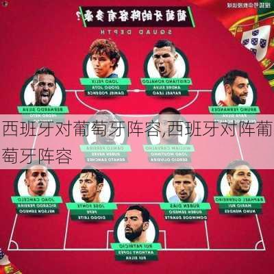 西班牙对葡萄牙阵容,西班牙对阵葡萄牙阵容
