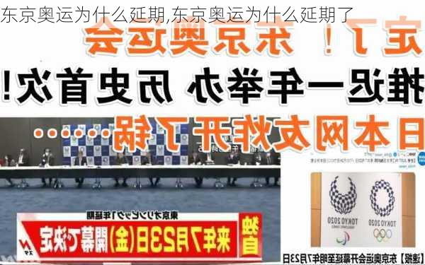 东京奥运为什么延期,东京奥运为什么延期了