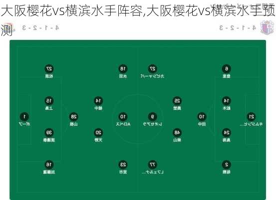 大阪樱花vs横滨水手阵容,大阪樱花vs横滨水手预测