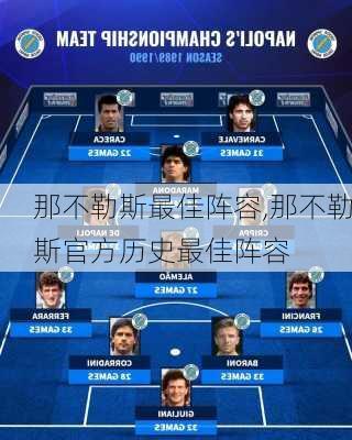 那不勒斯最佳阵容,那不勒斯官方历史最佳阵容