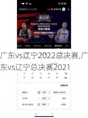 广东vs辽宁2022总决赛,广东vs辽宁总决赛2021