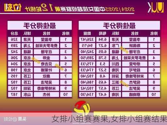 女排小组赛赛果,女排小组赛结果