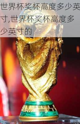 世界杯奖杯高度多少英寸,世界杯奖杯高度多少英寸的