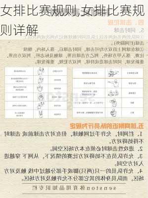 女排比赛规则,女排比赛规则详解