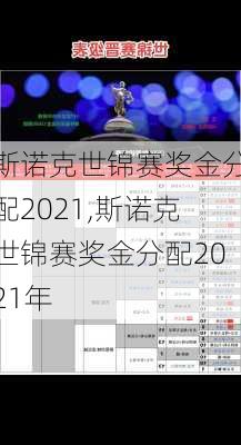 斯诺克世锦赛奖金分配2021,斯诺克世锦赛奖金分配2021年