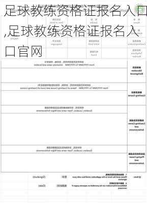 足球教练资格证报名入口,足球教练资格证报名入口官网