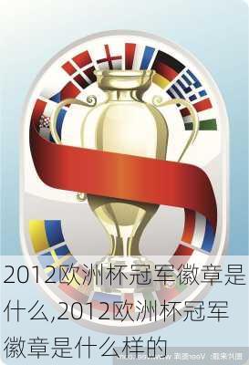 2012欧洲杯冠军徽章是什么,2012欧洲杯冠军徽章是什么样的
