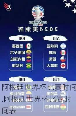 阿根廷世界杯比赛时间,阿根廷世界杯比赛时间表